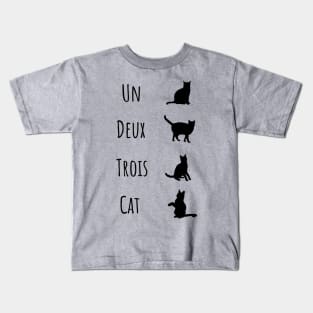 Un Deux Trois Cat Kids T-Shirt